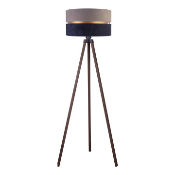 Duolla - Stehleuchte DUO 1xE27/60W/230V d 44 cm grau/blau/braun
