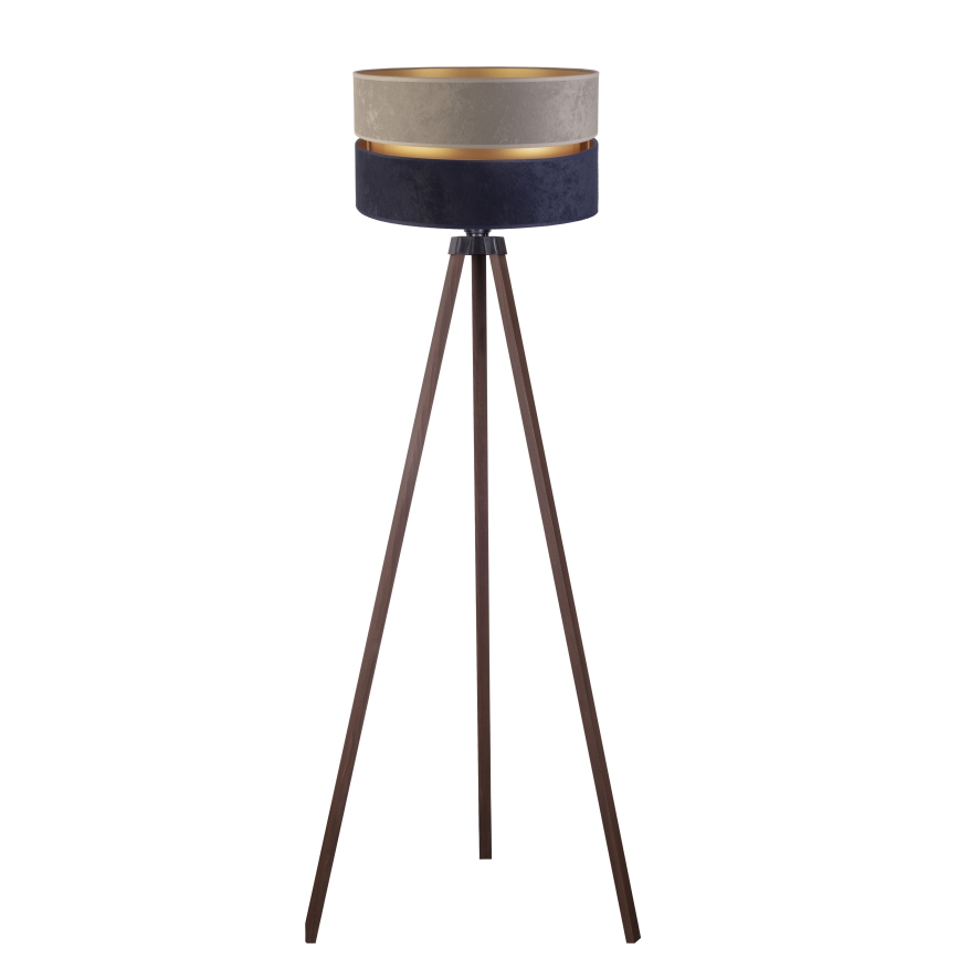 Duolla - Stehleuchte DUO 1xE27/60W/230V d 44 cm grau/blau/braun