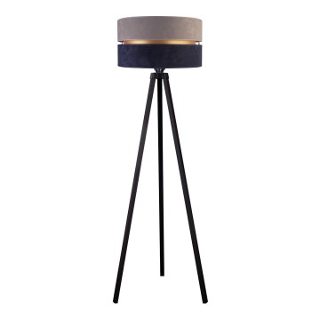 Duolla - Stehleuchte DUO 1xE27/60W/230V d 44 cm grau/blau/Wenge