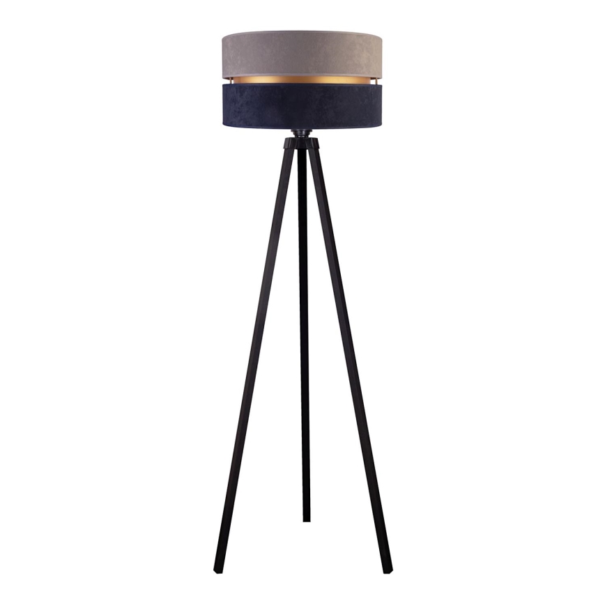 Duolla - Stehleuchte DUO 1xE27/60W/230V d 44 cm grau/blau/Wenge
