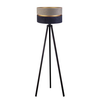 Duolla - Stehleuchte DUO 1xE27/60W/230V d 44 cm grau/blau/Wenge