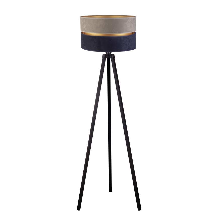 Duolla - Stehleuchte DUO 1xE27/60W/230V d 44 cm grau/blau/Wenge