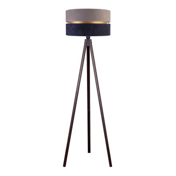 Duolla - Stehleuchte DUO 1xE27/60W/230V d 44 cm grau/blau/Wenge