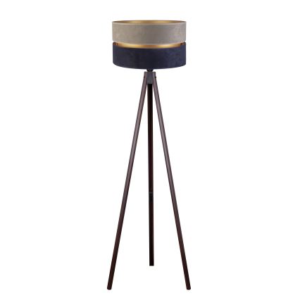 Duolla - Stehleuchte DUO 1xE27/60W/230V d 44 cm grau/blau/Wenge