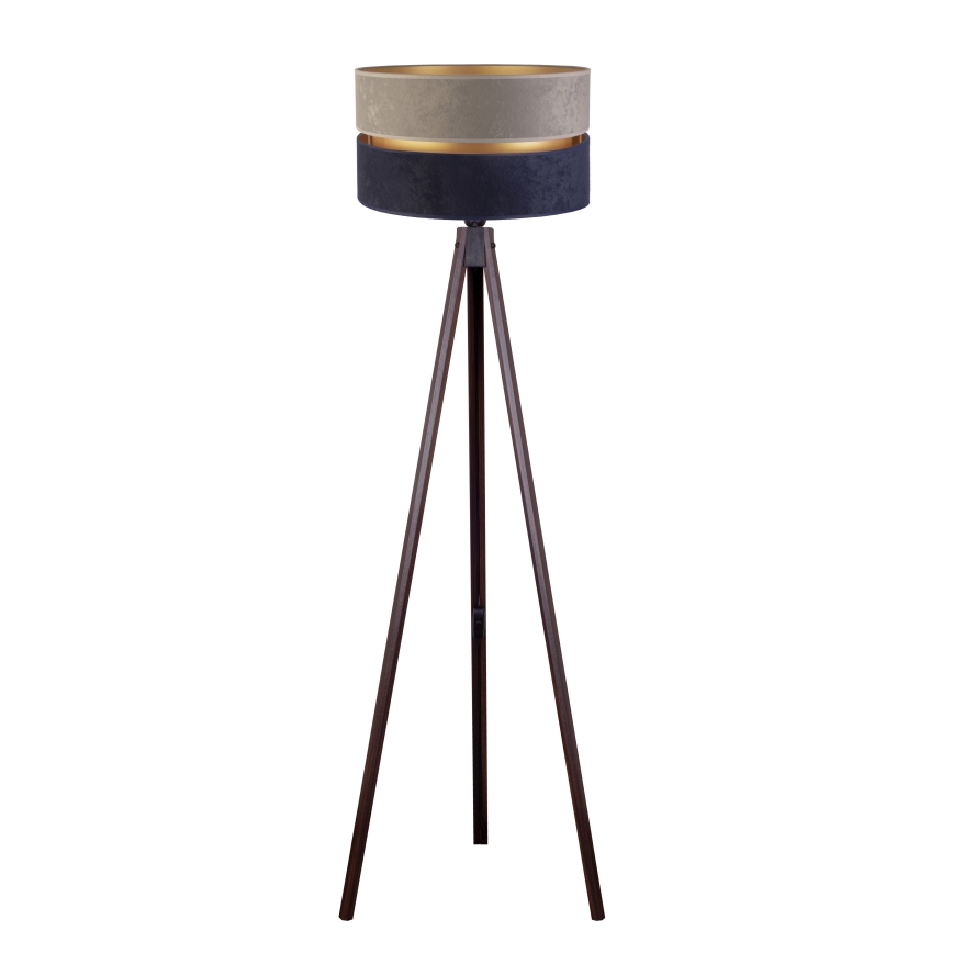 Duolla - Stehleuchte DUO 1xE27/60W/230V d 44 cm grau/blau/Wenge