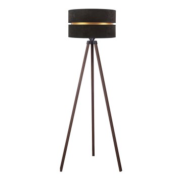 Duolla - Stehleuchte DUO 1xE27/60W/230V d 44 cm schwarz/braun