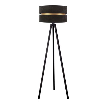 Duolla - Stehleuchte DUO 1xE27/60W/230V d 44 cm schwarz/Wenge