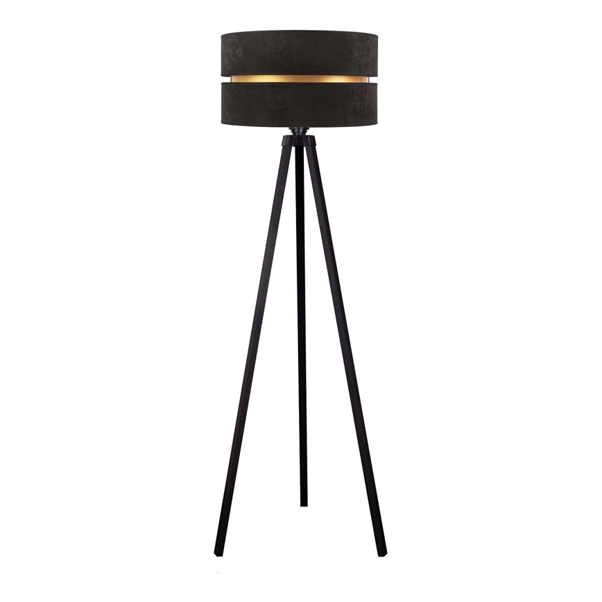 Duolla - Stehleuchte DUO 1xE27/60W/230V d 44 cm schwarz/Wenge