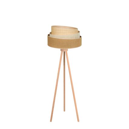 Duolla - Stehleuchte YUTE TRIO 1xE27/15W/230V d 45 cm braun/grau/beige
