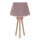 Duolla - Tischleuchte BOUCLE 1xE27/15W/230V d 28 cm braun/Holz