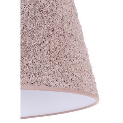 Duolla - Tischleuchte BOUCLE 1xE27/15W/230V d 28 cm braun/Holz