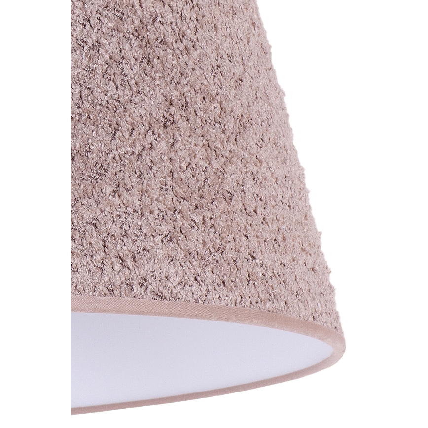 Duolla - Tischleuchte BOUCLE 1xE27/15W/230V d 28 cm braun/Holz