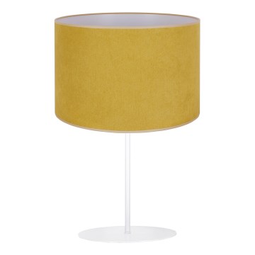 Duolla - Tischleuchte BRISTOL 1xE14/15W/230V d 17,5 cm gelb/weiß