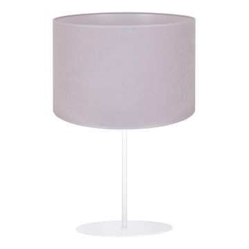 Duolla - Tischleuchte BRISTOL 1xE14/15W/230V d 17,5 cm grau/weiß