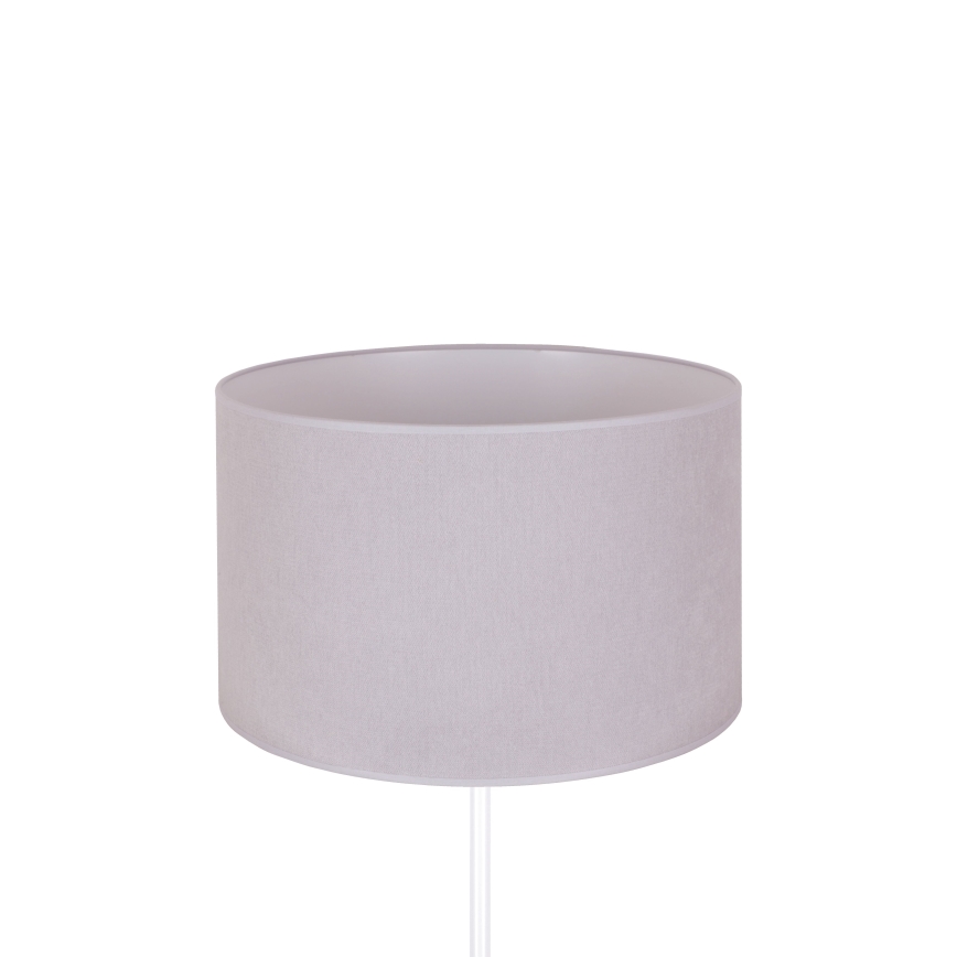 Duolla - Tischleuchte BRISTOL 1xE14/15W/230V d 17,5 cm grau/weiß