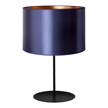 Duolla - Tischleuchte CANNES 1xE14/15W/230V d 20 cm blau/kupfern/schwarz