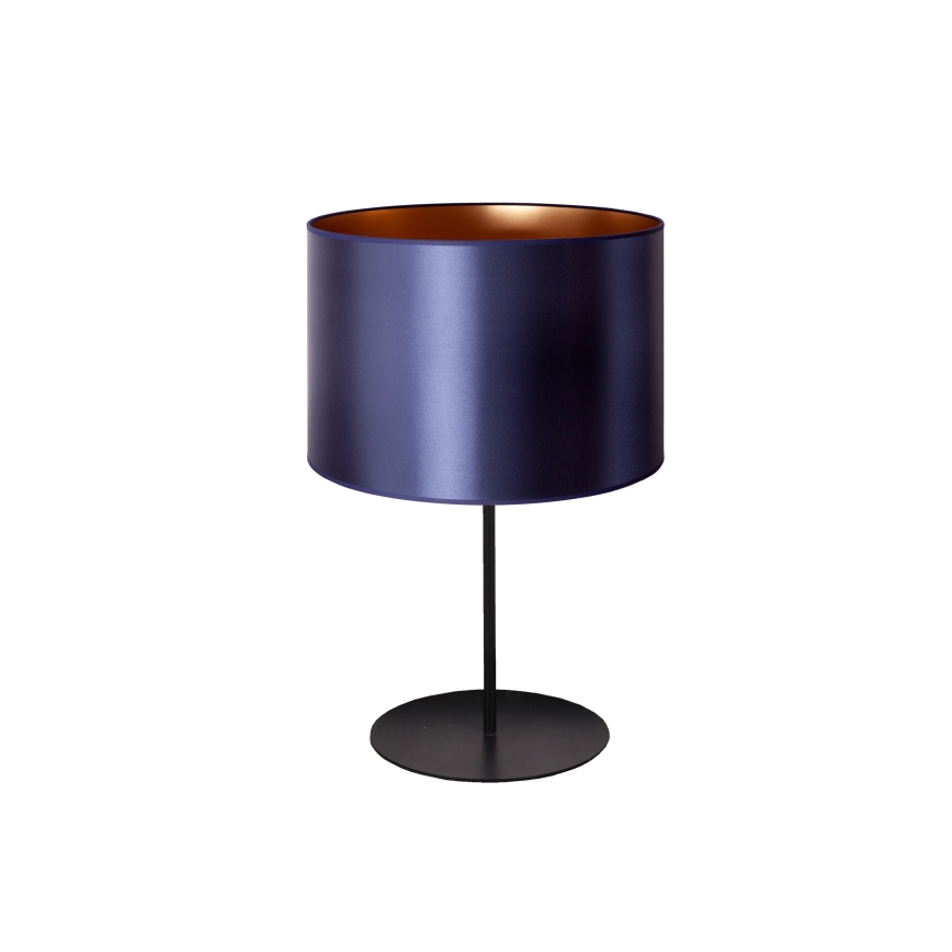 Duolla - Tischleuchte CANNES 1xE14/15W/230V d 20 cm blau/kupfern/schwarz