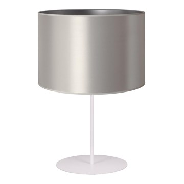 Duolla - Tischleuchte CANNES 1xE14/15W/230V d 20 cm silbern/weiß