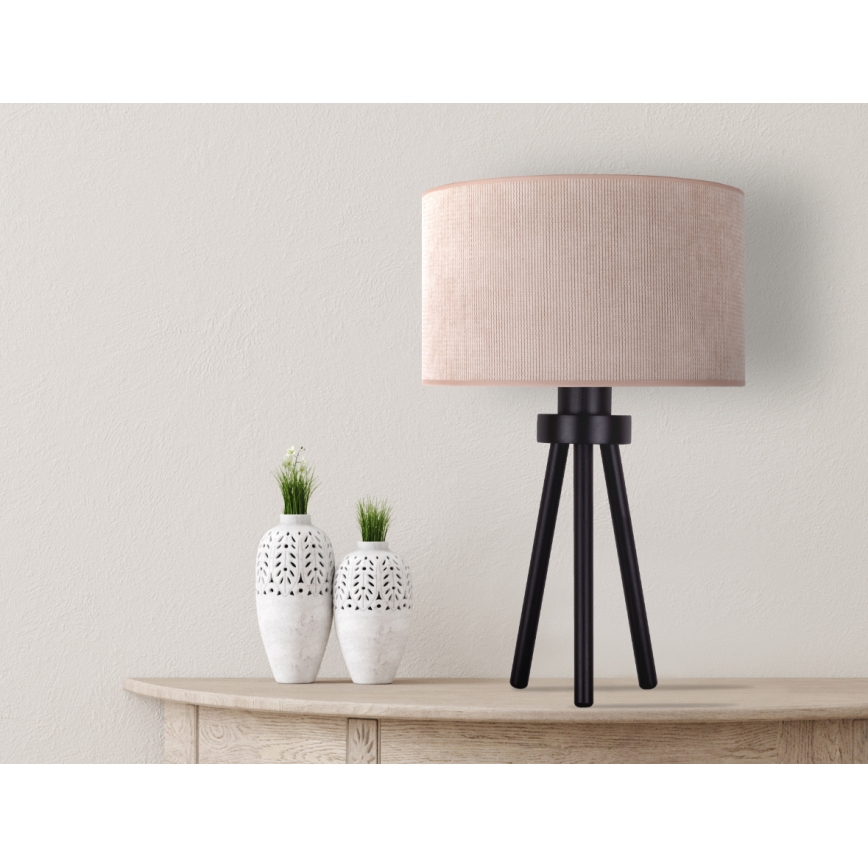 Duolla - Tischleuchte LYON 1xE27/15W/230V d 30 cm beige