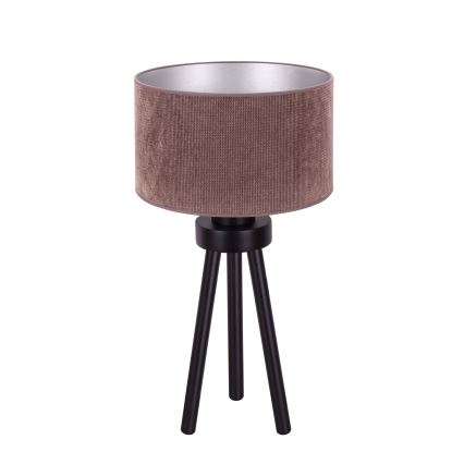 Duolla - Tischleuchte LYON 1xE27/15W/230V d 30 cm braun