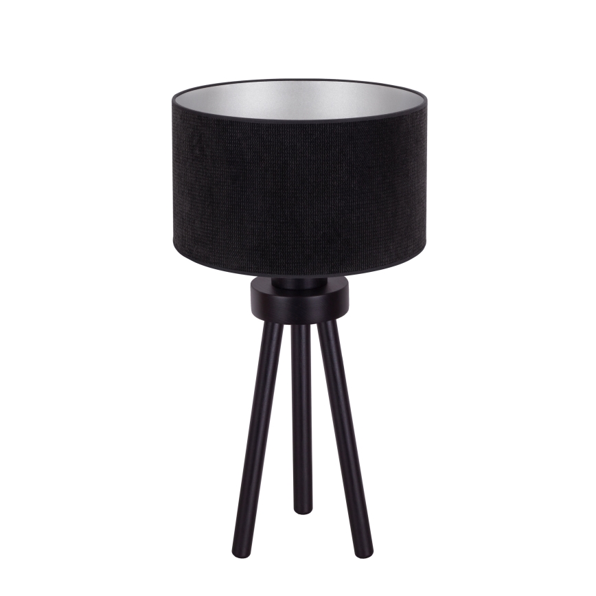 Duolla - Tischleuchte LYON 1xE27/15W/230V d 30 cm schwarz