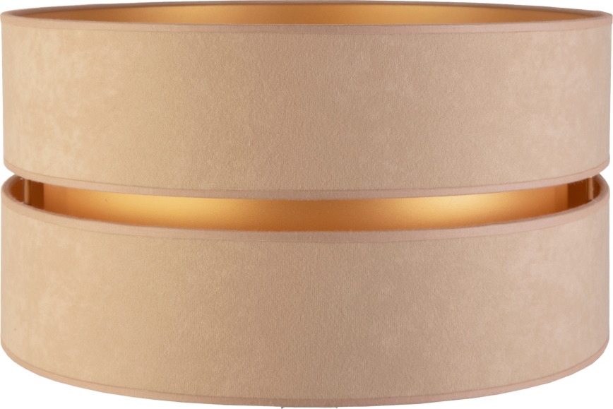 Duolla - Universeller Lampenschirm DUO E27 Ø 40 cm Beige/Gold