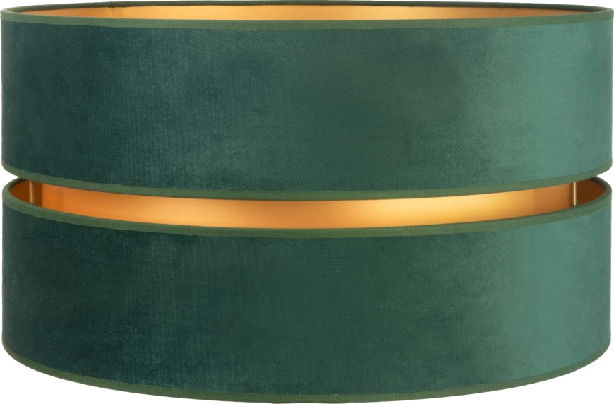 Duolla - Universeller Lampenschirm DUO E27 Ø 40 cm grün/gold