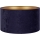 Duolla - Universeller Lampenschirm VELVET E27 Ø 35 cm Blau/Gold
