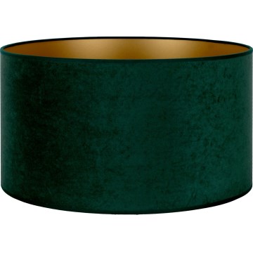 Duolla - Universeller Lampenschirm VELVET E27 Ø 35 cm grün/gold