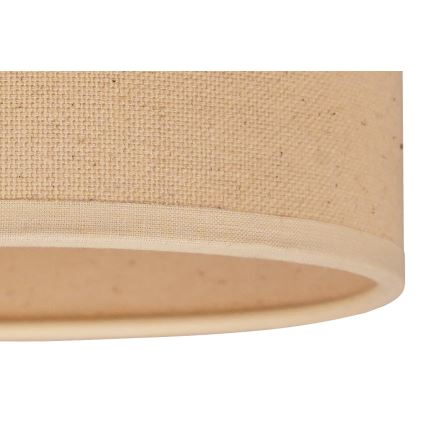 Duolla - Universeller ROLLER Lampenschirm E27 Ø 13 cm Beige