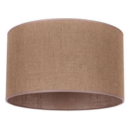 Duolla - Universeller ROLLER Lampenschirm E27 Ø 50 cm Braun