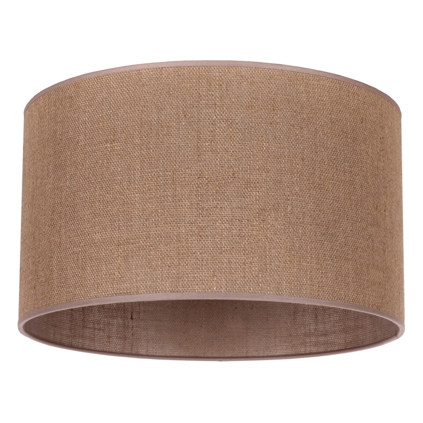 Duolla - Universeller ROLLER Lampenschirm E27 Ø 50 cm Braun