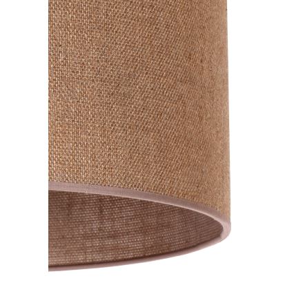 Duolla - Universeller ROLLER Lampenschirm E27 Ø 50 cm Braun