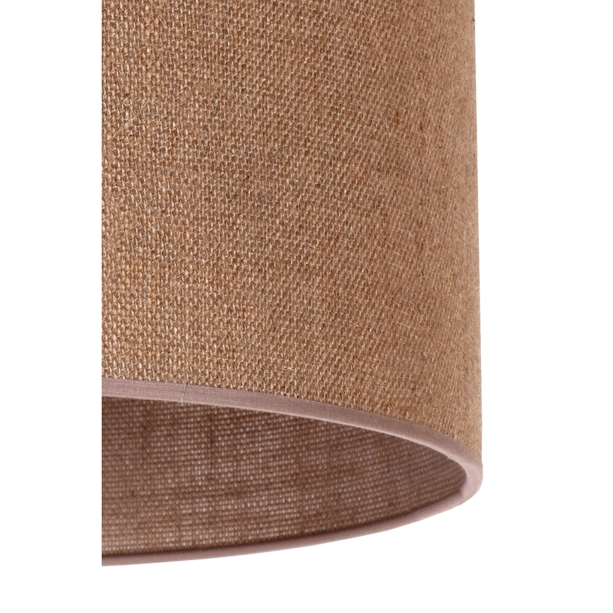 Duolla - Universeller ROLLER Lampenschirm E27 Ø 50 cm Braun