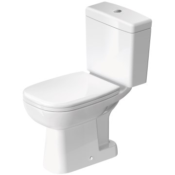 Duravit 21110100002 - Kombi-WC D-CODE Keramik / Hochglanzweiß