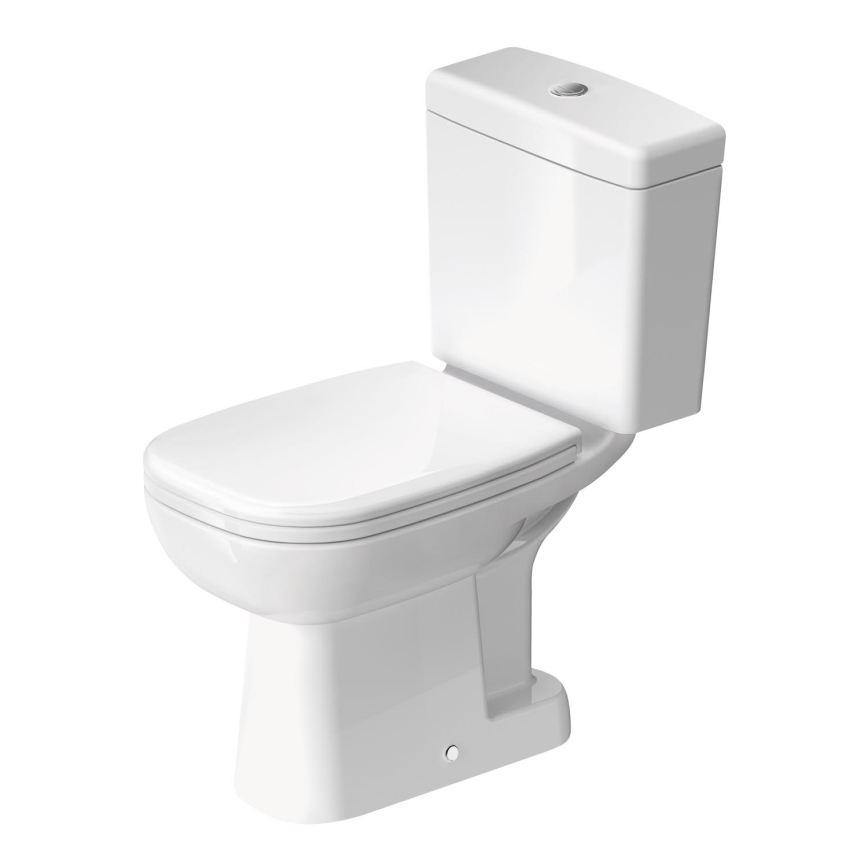Duravit 21110100002 - Kombi-WC D-CODE Keramik / Hochglanzweiß