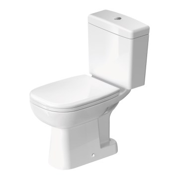 Duravit 21110100002 - WC-Kombi D-CODE Keramik/glänzend weiß
