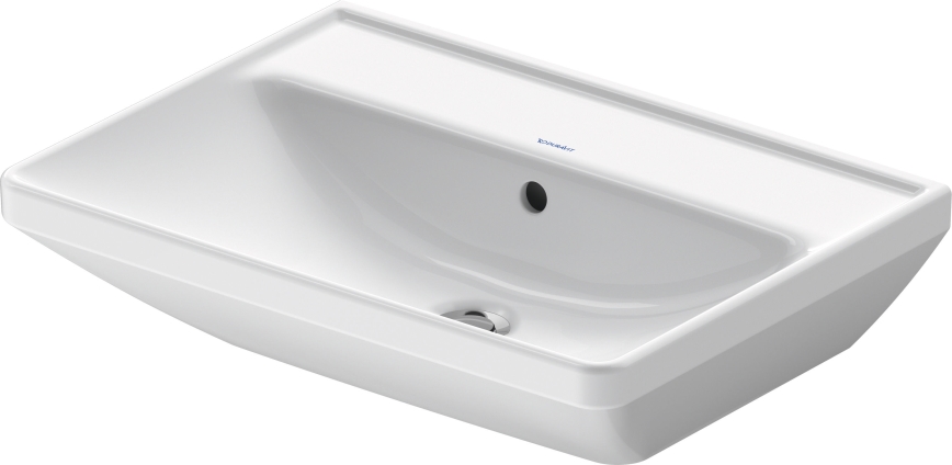 Duravit 2366600060 - Wandhängendes Waschbecken D-NEO 60x44 cm Keramik/glänzend weiß
