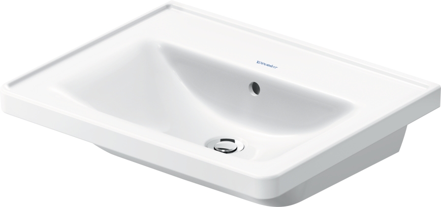 Duravit 2367600060 - Wandhängendes Waschbecken D-NEO 60x48 cm Keramik/glänzend weiß