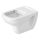 Duravit 25700920002 - Wandhängendes Rimless-WC D-CODE, Keramik, Hochglanzweiß