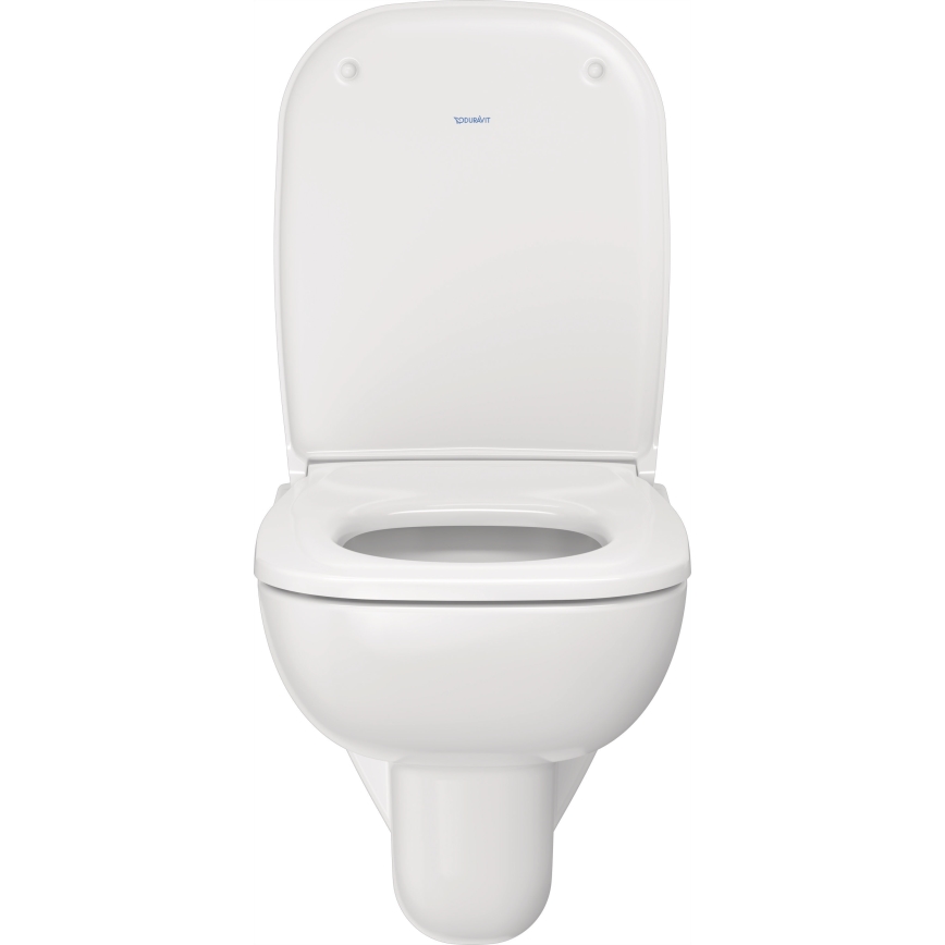 Duravit 25700920002 - Wandhängendes Rimless-WC D-CODE, Keramik, Hochglanzweiß