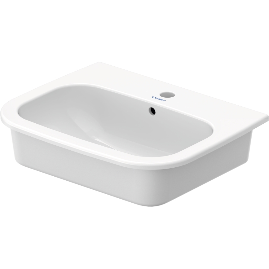 Duravit 337540000 - Einbauwaschbecken D-CODE 54,5x43,5 cm Keramik/glänzend weiß