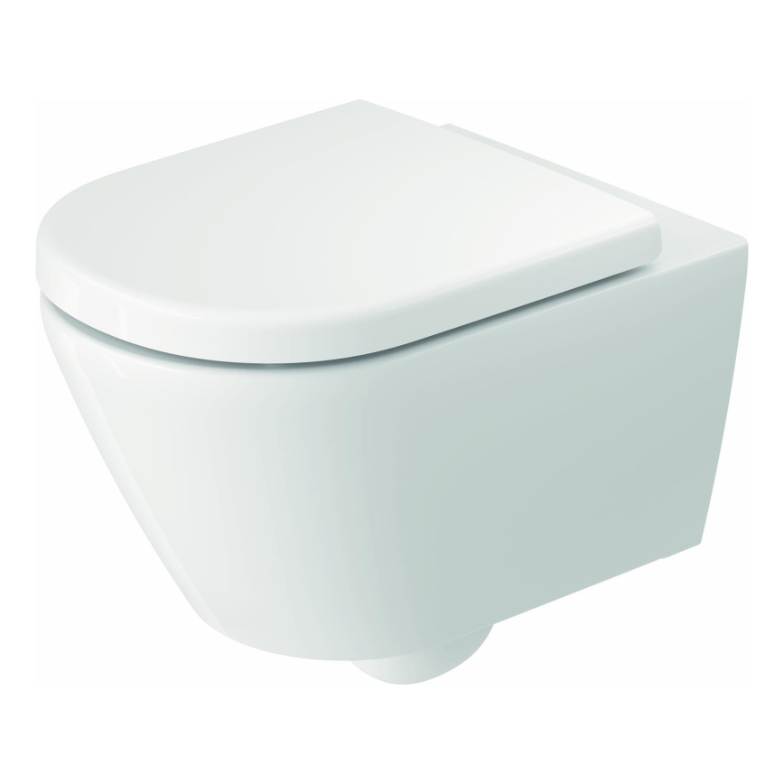Duravit 49030900B2 - D-CODE Wand-WC mit WC-Sitz, Keramik, glänzend weiß