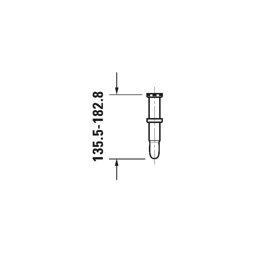 Duravit 50260000 - UNIVERSAL Waschbecken-Siphon, hochglänzend verchromt