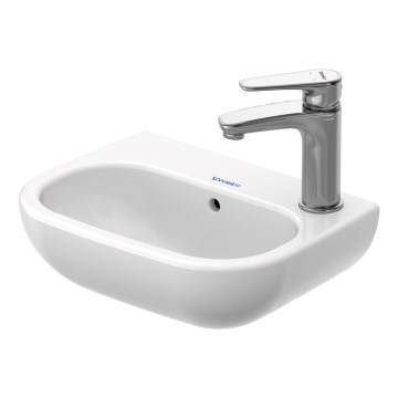Duravit 7053600082 - Wandhängendes Waschbecken D-CODE 36x27 cm Keramik/glänzend weiß