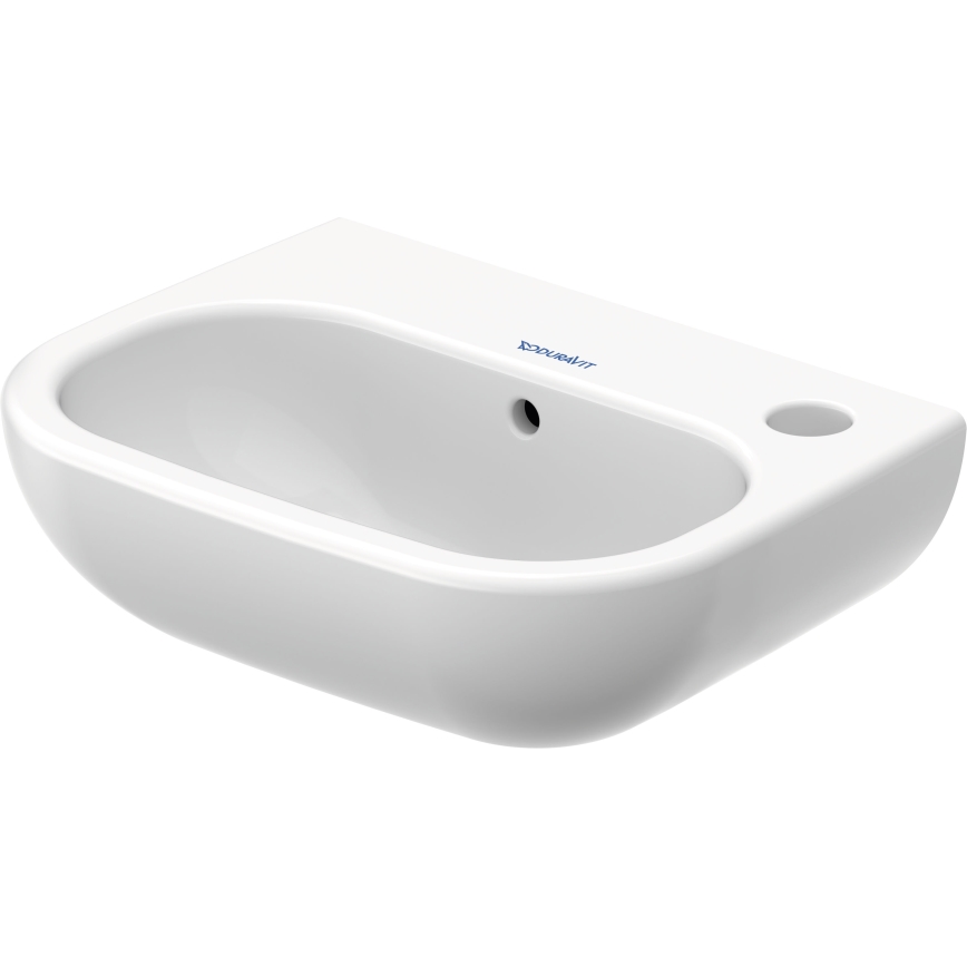 Duravit 7053600082 - Wandhängendes Waschbecken D-CODE 36x27 cm Keramik/glänzend weiß