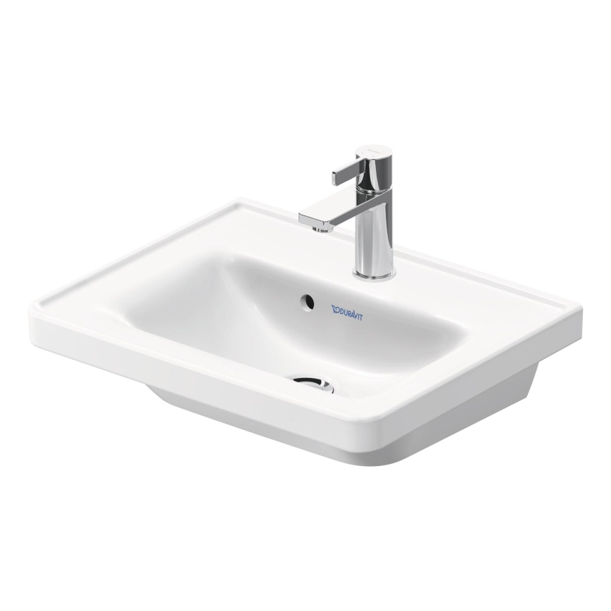 Duravit 742500000 - D-NEO Wand-Waschbecken 50 x 40 cm, Keramik, glänzend weiß