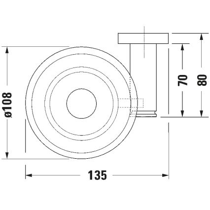Duravit 99174600 - D-CODE Wandseifenschale, links, matt schwarz