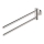 Duravit 99221000 - D-CODE Wand-Handtuchhalter, 44,7 cm, Glanzchrom