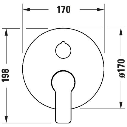 Duravit DC4210012010 - D-CODE Duscharmatur für Unterputzmontage, glänzender Chrom